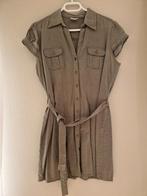Robe/tunique vert kaki Miss Etam lin + coton taille 42, Vert, Porté, Taille 42/44 (L), Enlèvement ou Envoi