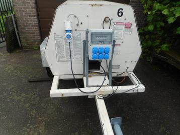 Terex Amida Kubota diesel generator 7 kw 220 volt