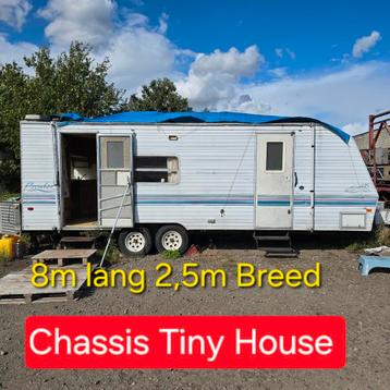 Tiny House chassis bouw woonwagen pipowagen werfkeet trailer beschikbaar voor biedingen