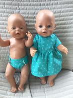 132. Babyborn: Nieuw turkooise jurkje met pampertje, Ophalen of Verzenden, Nieuw, Babypop
