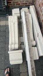 Witsteen schouw, Huis en Inrichting, Kachels, Ophalen, Zo goed als nieuw