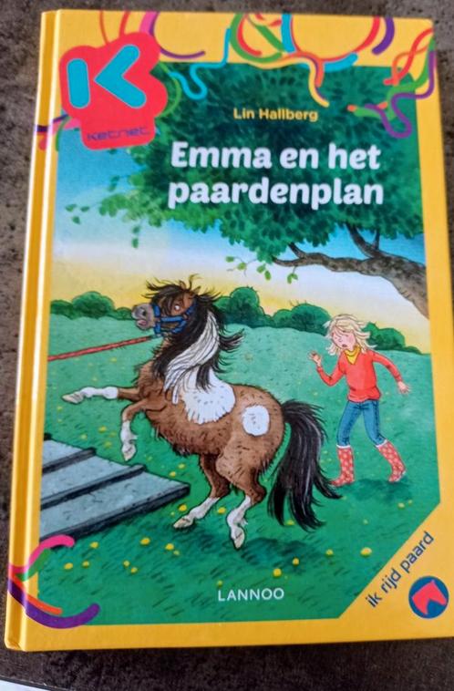 Lin Hallberg - Emma en het paardenplan, Livres, Livres pour enfants | Jeunesse | Moins de 10 ans, Comme neuf, Enlèvement ou Envoi
