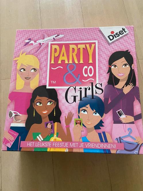 Party & Co Girls gezelschapsspel, Hobby en Vrije tijd, Gezelschapsspellen | Kaartspellen, Gebruikt, Drie of vier spelers, Ophalen of Verzenden
