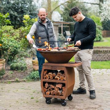 bbq plancha Companero XXL Cortenstaal met 80cm plaat 8mm NW beschikbaar voor biedingen