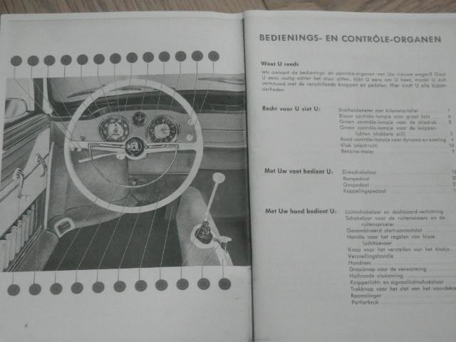 Manuel VW Karmann Ghia, édition 08-1961, Autos : Divers, Modes d'emploi & Notices d'utilisation, Enlèvement