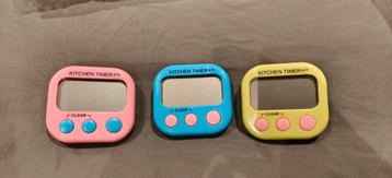 Set van 3 timers cuisine neufs avec batterie, Zakelijke goederen, Ophalen of Verzenden