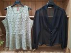 2 Blousjes Manguun & Yessica Maat 42 Nieuw, Enlèvement, Taille 42/44 (L), Noir