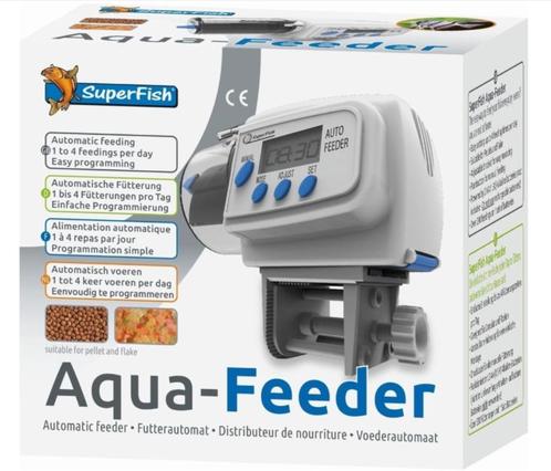Superfish Visvoerautomaat - Aqua Feeder - Wit, Dieren en Toebehoren, Vissen | Aquaria en Toebehoren, Zo goed als nieuw, Ophalen of Verzenden