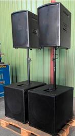 ✅AD systems Eminence PA set passief  18 inch, Audio, Tv en Foto, Luidsprekerboxen, Ophalen, Gebruikt, 120 watt of meer, Overige typen