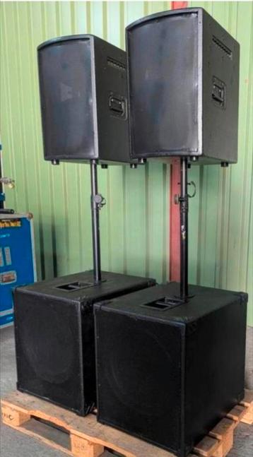 ✅AD systems Eminence PA set passief  18 inch  beschikbaar voor biedingen