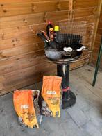 Bbq met briketten en toebehoren, Tuin en Terras, Houtskoolbarbecues, Ophalen, Gebruikt