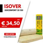 isover isoconfort 35 nieuw 120mm rd-waarde 3.4 4.68m/rol, Nieuw, Glaswol, Muurisolatie, Ophalen of Verzenden