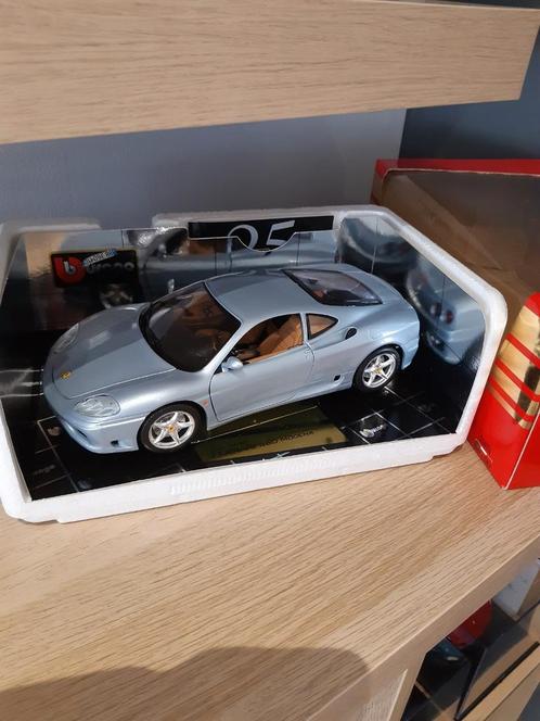 Ferrari 360 Modena 1/18e Bburago, Hobby en Vrije tijd, Modelauto's | 1:18, Zo goed als nieuw, Anson, Ophalen of Verzenden
