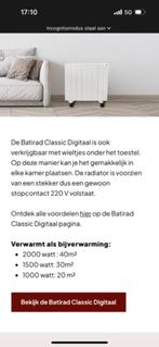mobiele elektrische radiator (speksteen), Huis en Inrichting, Ophalen, Zo goed als nieuw