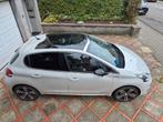 Peugeot 208 GT line volledige opties 125.000 km, Zwart, Leder en Stof, Wit, 5 deurs