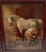 JEF LOUIS VAN LEEMPUTTEN (1865-1948) schilderij, Antiek en Kunst, Kunst | Schilderijen | Klassiek, Ophalen of Verzenden