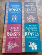 Christian Jacq; 4 delen van de Ramses serie, Livres, Romans, Utilisé, Enlèvement ou Envoi