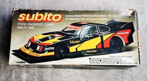 Vintage RC Ford zakspeed Capri van SUBITO art 3492. Zie om., Hobby en Vrije tijd, Modelbouw | Radiografisch | Auto's, Gebruikt