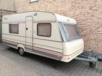 Verzorgde gezinscaravan Münsterland LMC + ruime voortent, Caravans en Kamperen, Stapelbed, Particulier, 5 tot 6 meter, LMC en Münsterland
