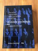 Klinische psychologie - Diagnostiek en therapie, Livres, Psychologie, Utilisé, Psychologie clinique, Enlèvement ou Envoi, Smeets, Bögels, Arntz, ..