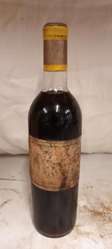 CHATEAU D'YQUEM 1963, Verzamelen, Wijnen, Zo goed als nieuw, Witte wijn, Frankrijk, Vol, Ophalen of Verzenden