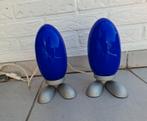 2 X Ikea Fjorton Blauw Ei Tafellamp Nachtlampje Tatsuo K, Ophalen of Verzenden, Zo goed als nieuw