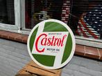 Castrol oud reclamebord, Verzamelen, Ophalen of Verzenden, Gebruikt, Reclamebord