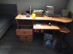 Bureau massief hout, Huis en Inrichting, Bureaus, Ophalen of Verzenden, Zo goed als nieuw, Bureau