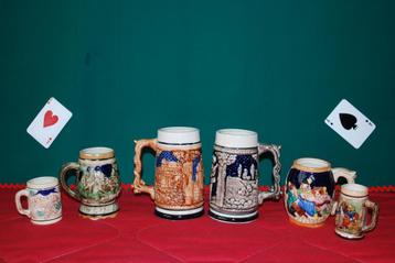 Lot de chopes décoratives beschikbaar voor biedingen
