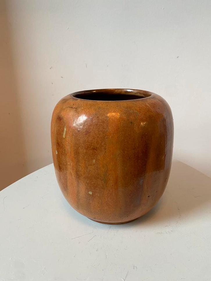 Vase grès Bouffioulx F Carpent, Antiquités & Art, Antiquités | Céramique & Poterie, Enlèvement ou Envoi