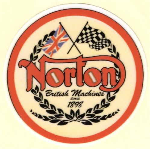 Norton Motorcycles sticker #10, Motoren, Accessoires | Stickers, Verzenden