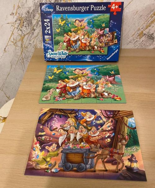 puzzel – Sneeuwwitje en de 7 dwergen, Kinderen en Baby's, Speelgoed | Kinderpuzzels, Ophalen of Verzenden