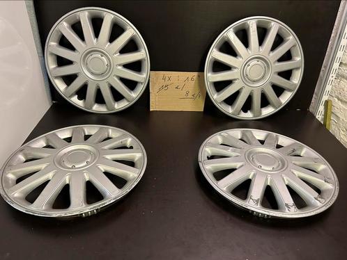 4 universele 16" wieldoppen, Auto diversen, Wieldoppen, Gebruikt