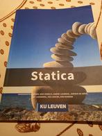 Statica. KU Leuven, Boeken, Studieboeken en Cursussen, Overige niveaus, Pearson, Zo goed als nieuw, Ophalen