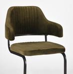 Fauteuil vert militaire 6 pièces, Tissus, Comme neuf, Enlèvement, Cinq, Six Chaises ou plus