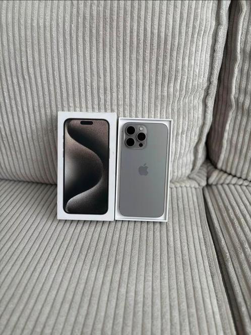iPhone 15 Pro Max – 256GB – Natural Titanium – Nieuwstaat!, Telecommunicatie, Mobiele telefoons | Apple iPhone, Zo goed als nieuw