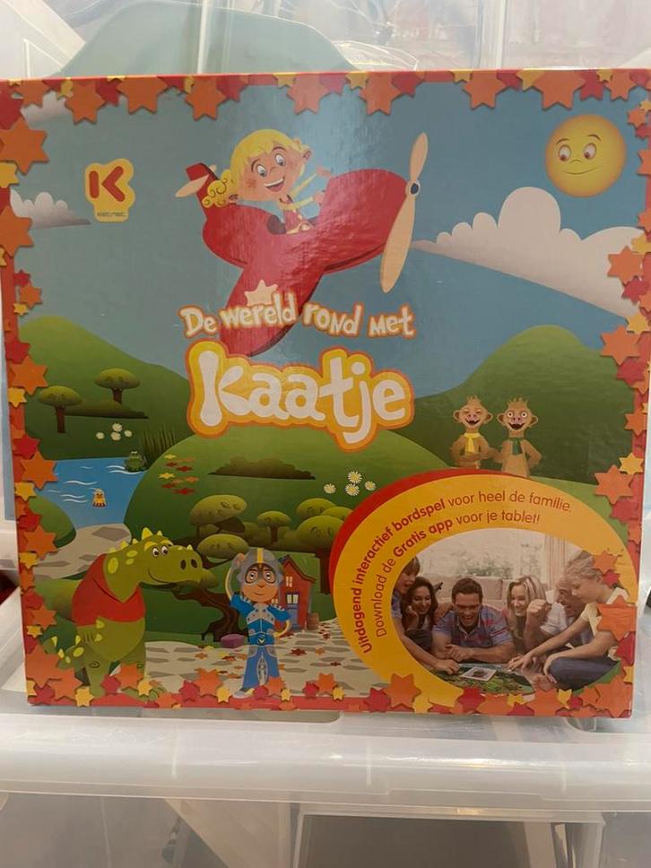 de wereld rond met kaatje, Hobby en Vrije tijd, Gezelschapsspellen | Overige, Zo goed als nieuw, Ophalen