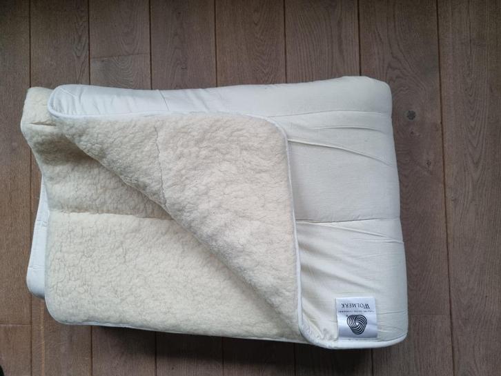 Luxe wollen Onderdeken van Woolmerk., Huis en Inrichting, Slaapkamer | Beddengoed, Zo goed als nieuw, Deken of Dekbed, Tweepersoons