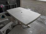 Tuinmeubelen, Tuin en Terras, Ophalen, Gebruikt, Kunststof, Eettafel