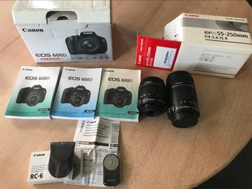 Objectif canon   Et boite et télécommande, Enlèvement, Utilisé