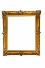 Grand cadre doré style baroque – décoration / miroir, Antiquités & Art, Antiquités | Miroirs, Enlèvement