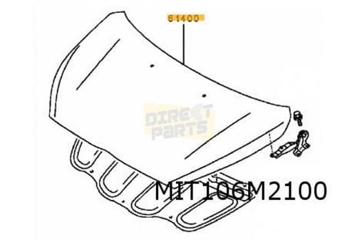 Mitsubishi Space Star (1/60-2/20) motorkap (te spuiten) Orig, Auto-onderdelen, Carrosserie, Motorkap, Mitsubishi, Voor, Nieuw