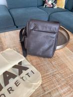 Max Moretti leren tas, Ophalen of Verzenden, Nieuw, Bruin, Leer
