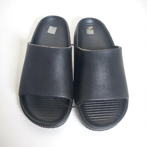Heren slippers effen zwart 43, Kleding | Heren, Schoenen, Nieuw, Slippers, Zwart, Verzenden
