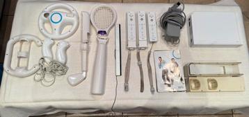 Nintendo Wii spelconsole met accessoires en games beschikbaar voor biedingen