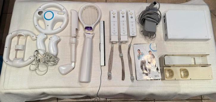 Nintendo Wii spelconsole met accessoires en games, Games en Spelcomputers, Games | Nintendo Wii, Gebruikt, Ophalen of Verzenden