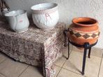 Te koop Aardewerk Vaas +2 cachpots, Ophalen of Verzenden