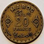 Marokko - 20 franc - 1371 (1952), Postzegels en Munten, Munten | Afrika, Ophalen, Losse munt, Overige landen