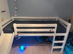 Hoogslaper met glijbaan, matras en matrasbeschermer, Kinderen en Baby's, Kinderkamer | Stapelbedden en Hoogslapers, Ophalen, Gebruikt