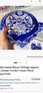 Kristallen asbakken als nieuw, Antiek en Kunst, Ophalen of Verzenden